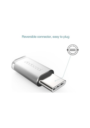 Pazly Usb-c Mikro-usb Dönüştürücü, Gümüş, 480 Mbps, Hızlı Şarj, Alüminyum, Telefon/tablet Uyumlu