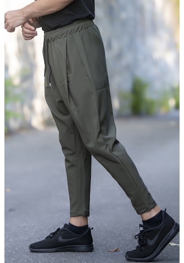 Baykim Sports Wears Modern Unisex Şalvar Pantolon Haki
