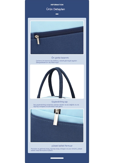 Ikkb Yeni Ürün Basit Renk Eşleştirme Alüminyum Folyo Isı Yalıtımı Büyük Kapasiteli Öğrenci Öğle Yemeği Çantası Sarı