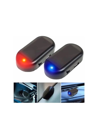 İpek Yıldızı Araç İçin Caydırıcı Solar Enerji İle Şarj Olan Güçlü Yapışkanlı Işıklı Plastik Mini