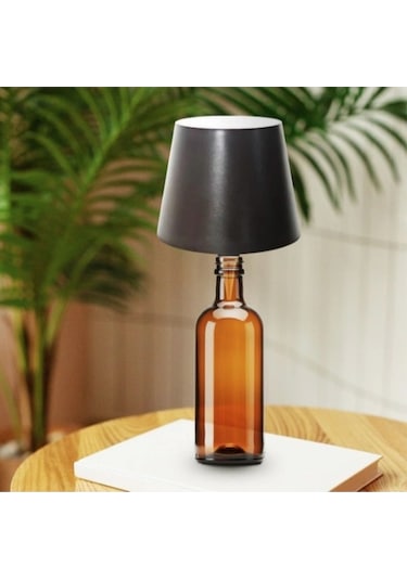 Maoyaya Modüler Şişelere Takılabilir Şarjlı Led Masa Lambası - 3 Renk, Dekoratif 320-1 Kırmızı