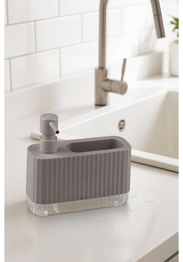 Okyanus Home Coliseum Sıvı Sabunluk Seti Vizon Kahverengi