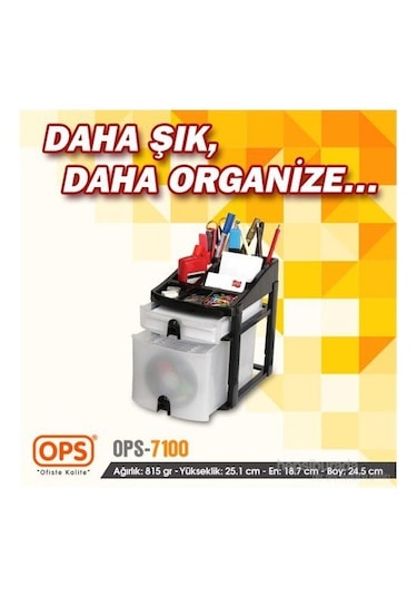 Ops Çekmeceli Şeffaf Masa Üstü Organizer