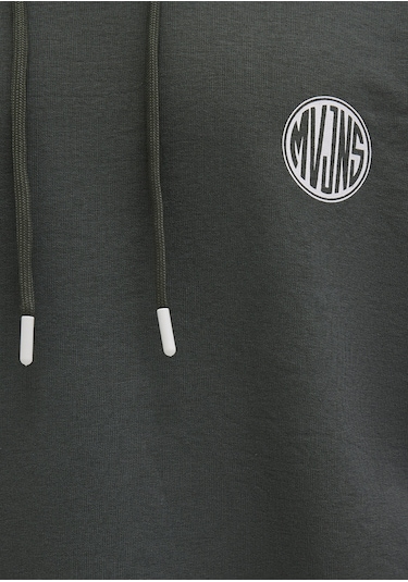 Mavi - Mvjns Logo Baskılı Kapüşonlu Yeşil Sweatshirt 0611786-71598 Yeşil