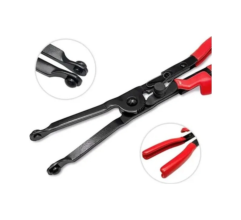 Trendooze Gaojunshop01 Kırmızı Pratik Otomobil Egzoz Boru Kelepçesi Aleti