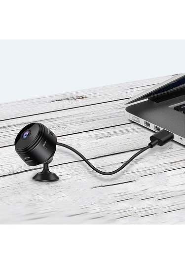 Xindoker A9 Ev Güvenliği Kamera: Wifi Kablosuz, 1080p Ultra Hd, Güneşsiz Gece Görüşü, Manyetik Montaj, 90 Geniş Açı, Siyah