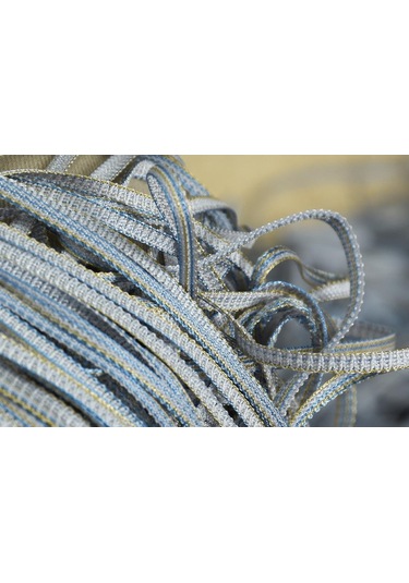 Düz Ip Perde Gri Çift Renk Hazır Ip Perde 300 X 280 Cm