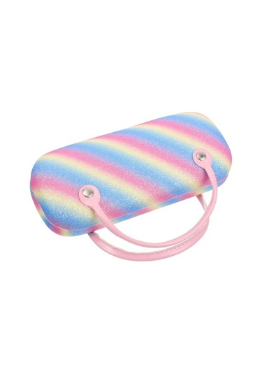 Gözlük Kılıfı Ayı Şekli Kumaş Gözlük Kılıfı Çocuk Gözlük Konteyneri Şeker Pembe