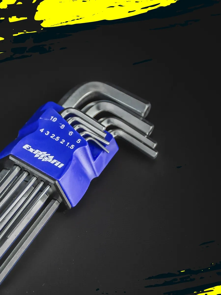 Exprofil L Şekilli Altınızlı Alyan Anahtar Seti 247300619