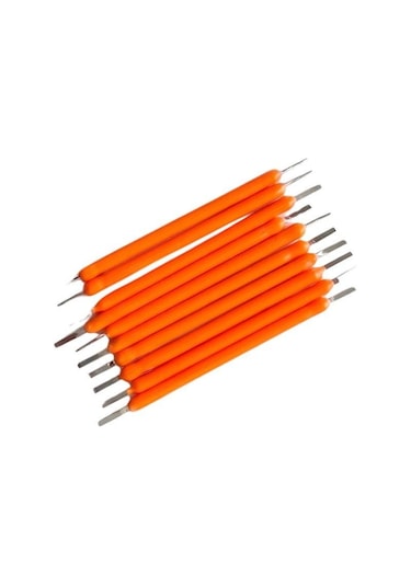 3v 38mm Led Kırmızı Filament Retro Tungsten Led 10 Adet