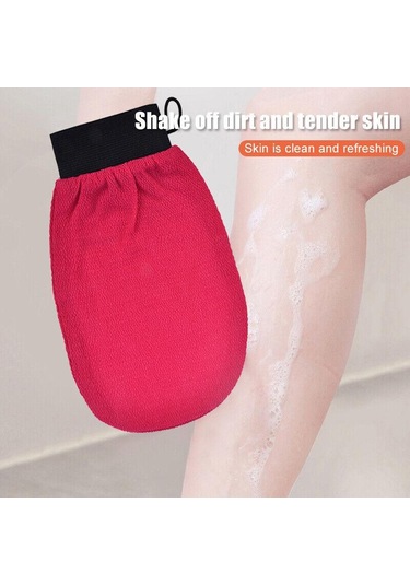 Fas Kessa Duş Hamam Hamam Yüz Peeling Eldiveni Mitt Banyo Fırçalama Aracı