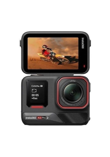 Insta360 Ace Pro 2 Aksiyon Kamerası Motorcycle Bundle Siyah