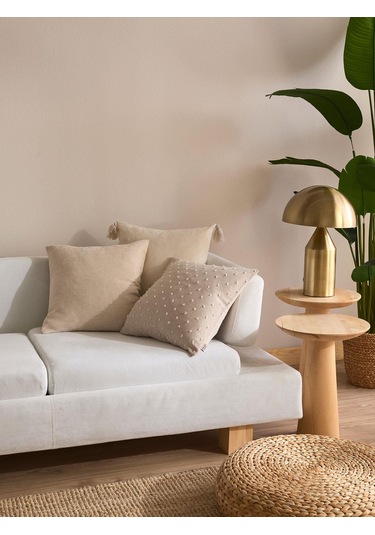 Sand Breeze 3'lü Kırlent Kılıf Seti Bej