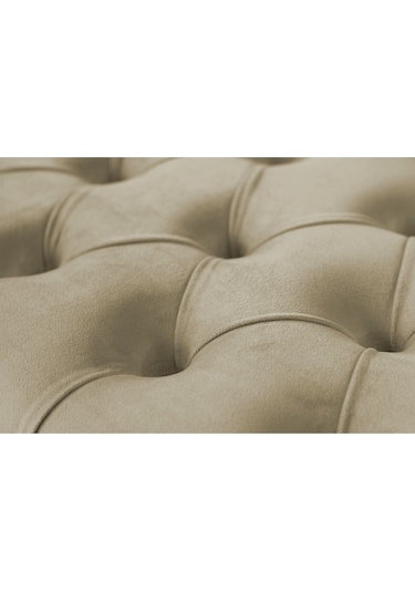 Vetra Chester Model Bej Sandıklı Puf  Kapitoneli Model 140cm Sandıklı Bank