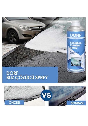 Dorf Buz Çözücü Oto Cam Buz Çözücü Sprey 400ml Made İn Germany