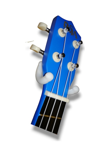 Soprano Ve Concert Ukulele Duvar Standı
