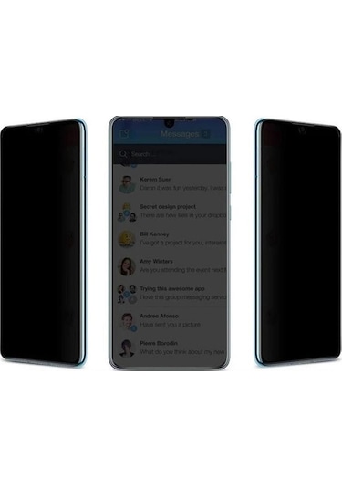 Xiaomi Redmi Note 10S Hayalet Ekran Koruyucu Tam Kaplayan Privacy