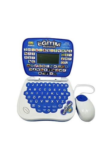 Oyuncak Laptop Eğitim Bilgisayarı Türkçe İngilizce Eğitici