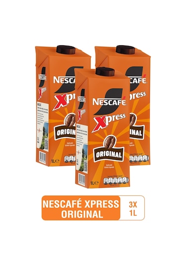 Nescafé Xpress Original Soğuk Kahve 1lx3 Hazır