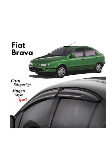 Mügen Fiat Brava 1995-2004 Uyumlu Cam Rüzgarlığı