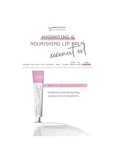 Skin401 Nemlendirici Ve Besleyici Dudak Balmı 15ml