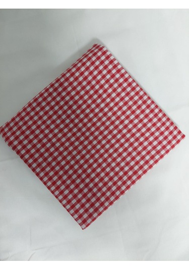 Kareli Desen Pötikareli Masa Örtüsü Kırmızı