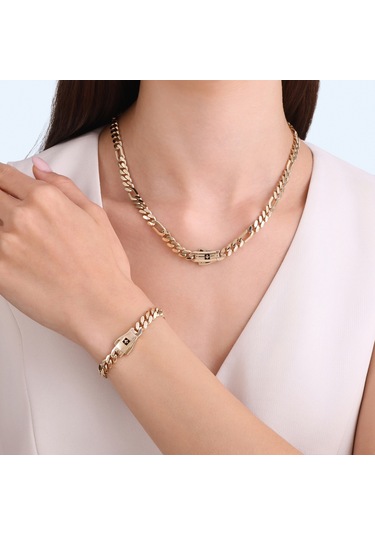 Altınbaş Altınbaş Golden Chain Bileklik Abl0384-y-24737-75mm Çok Renkli
