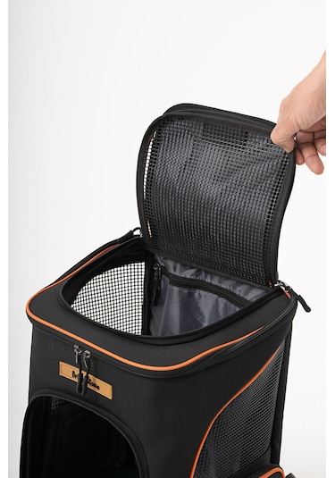 Brave Paws 4 Tekerli Kedi ve Köpek Taşıma Çantası Frenli