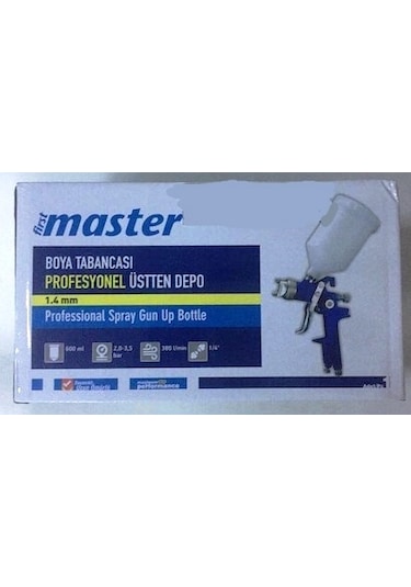 Profesyonel Boya Tabancası Pro Üstten Depo 1.4 MM