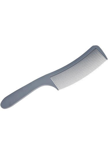 Suntek Berber Stilisti Kavisli Şekillendirici Tarak Düz Gri