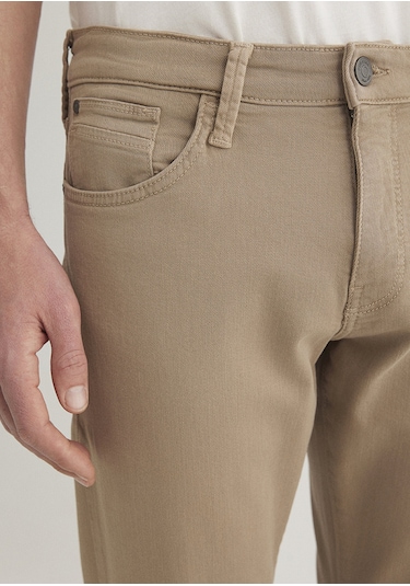 Mavi - Hunter Bej Comfort Gabardin Pantolon 0020232492 Bej
