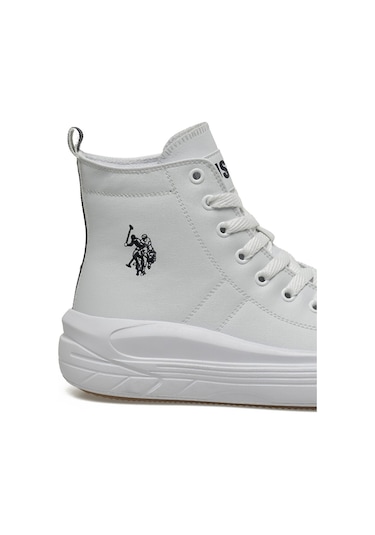 U.S. Polo Assn. CLEMENTINE PU 3PR Kadın  Beyaz Sneaker