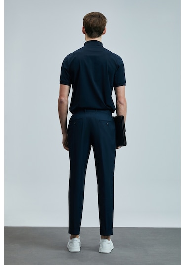 Lufian Luna Smart Erkek Polo Tişört Lacivert Lacivert 111040228100200 Lacivert