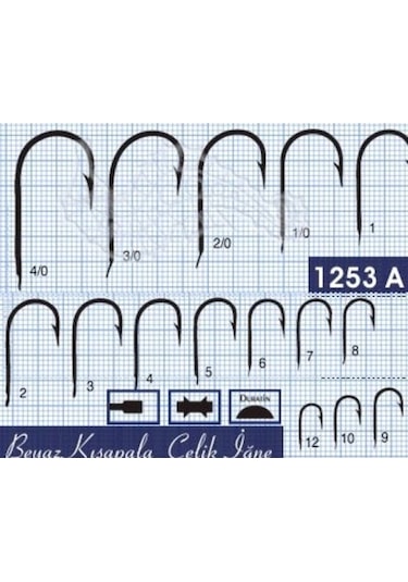 Mustad 1253 A Iğne 100Lü