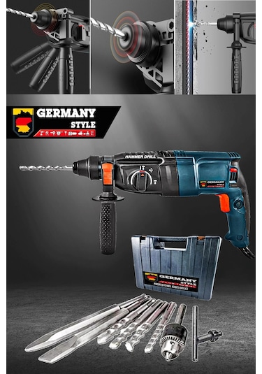 Germany Style Grm-99880vfx Kırıcı Delici 2-28mm E-power Çelik Şan