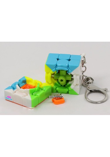 Qiyi 3x3 Anahtarlık Zeka Küpü Akıl Küpü Rübik Küp