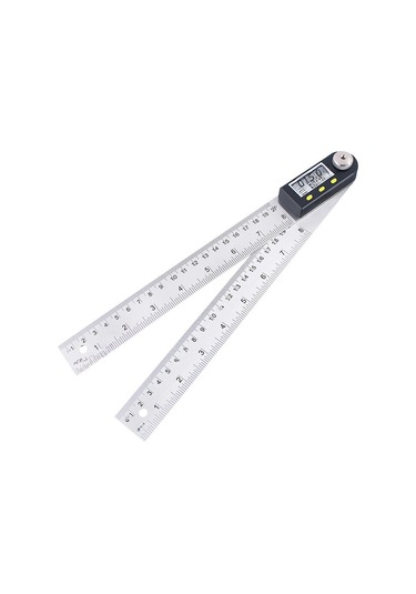 Shineyee Ahşap İşleri İçin Dijital Açı Ölçer, 0-200mm, Yüksek Hassasiyetli, Paslanmaz Çelik, Ekonomik Model, Açı Ölçüm Aleti