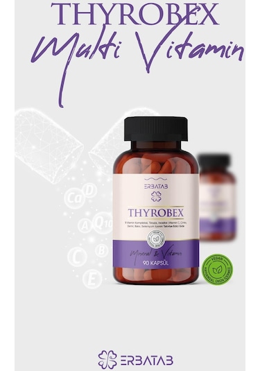 Erbatab Thyrobex Takviye Edici Gıda 60 Kapsül