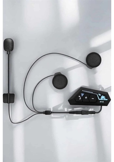 Bfs Kask Kulaklığı Motosiklet Intercom Interkom Dinleme Konuşma Özellikli Su Geçirmez