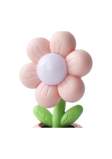 Suntek Saksı Bitki Küçük Masa Lambası Yatak Odası Ortam Pembe Çok Renkli