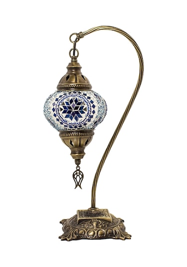 Dekoratif MASA ÜSTÜ MOZAİK OSMANLI LAMBASI EL YAPIMI