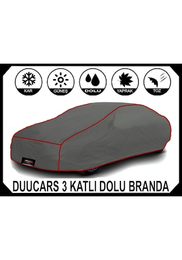 3 Katlı Dolu Darbe Koruyucu Mercedes E250 Araba Brandası Oto Branda Araba Çadırı