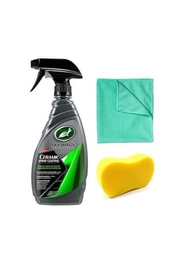 Turtle Wax Seramik Boya Koruyucu 500 ML + Bez + Oto Yıkama Sünger