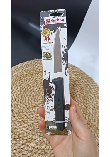 Sürbisa 61004 Sebze Bıçağı Siyah 1 Koli 12 Adet Çok Renkli