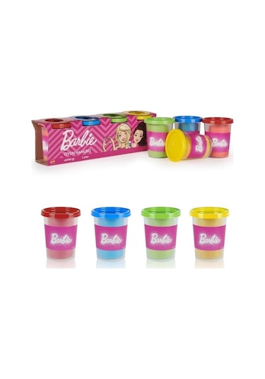 Barbie Oyun Hamuru 4'lü Paket 4x100 G - GPN18