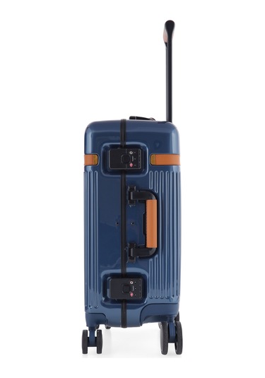 Orta Boy Tsa Kilitli Ve 360 Dönebilen Tekerlekli Seyahat Valizi - Mavi Mavi