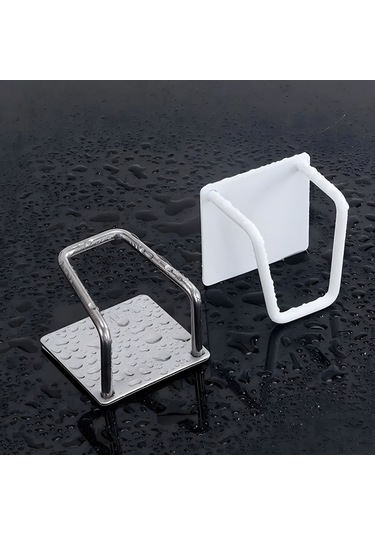 Fosenze Duvar Takılı 304 Paslanmaz Çelik 4'lü Sprey Suyu Süzgeç, Kolay Kurulum, 8lbs Yük Kapasitesi Gümüş