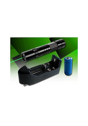 Yeşil Şarjlı Lazer Pointer 1000mw Yakıcı Çok renkli