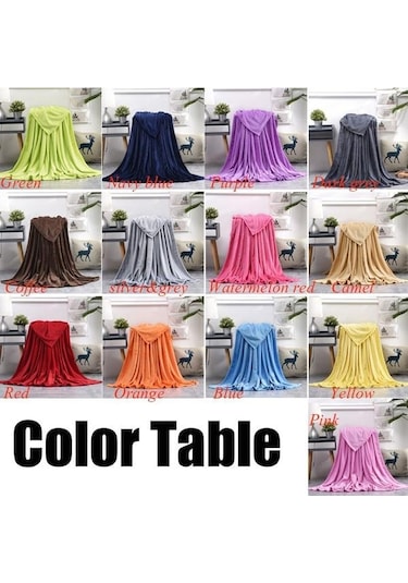 Pembe Ev Düz Renk Flanel Ağırlıklı Battaniye Süper Sıcak Yumuşak Katı Atma Battaniyeler Kanepe Yatak Ç. K. Battaniye 55764958 Pembe