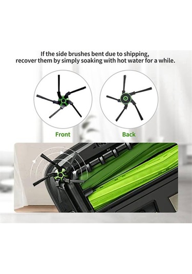 Sointeresting Irobot Roomba S9 9150 S9+ S9 Plus 9550 S Serisi Elektrikli Süpürge Kauçuk Silindir Fırça Hepa Filtre Yan Fırça Parçaları